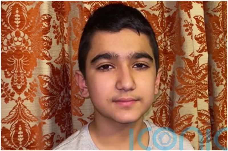 Teenage boy recites Burns Night prayer for millions impacted by Afghan crisis