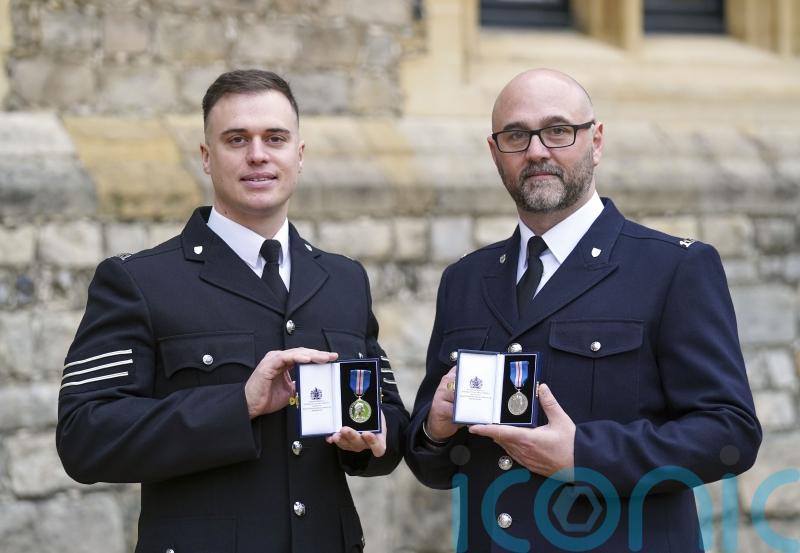 Officers honoured for efforts to save five killed in Leicester helicopter crash