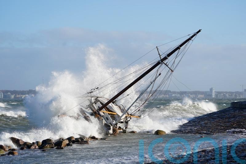 Storm Malik hits northern Europe