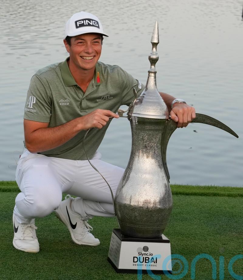 Viktor Hovland produces final-day charge to win Dubai Desert Classic