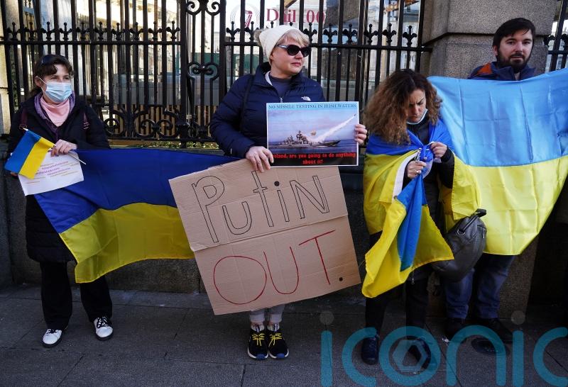 PM urges Putin to avoid ‘bloodshed’ as Kyiv visit bolsters support for Ukraine