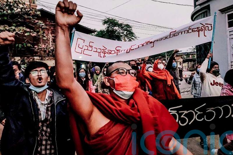 Nationwide strike held as opponents mark year since army seized power in Myanmar