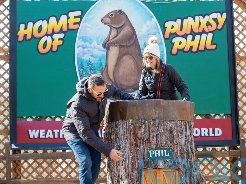 Punxsutawney Phil prepares to make Groundhog Day prediction
