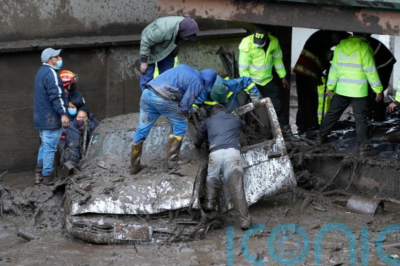 Landslides kill at least 24 as heavy rain hits Ecuadorian capital