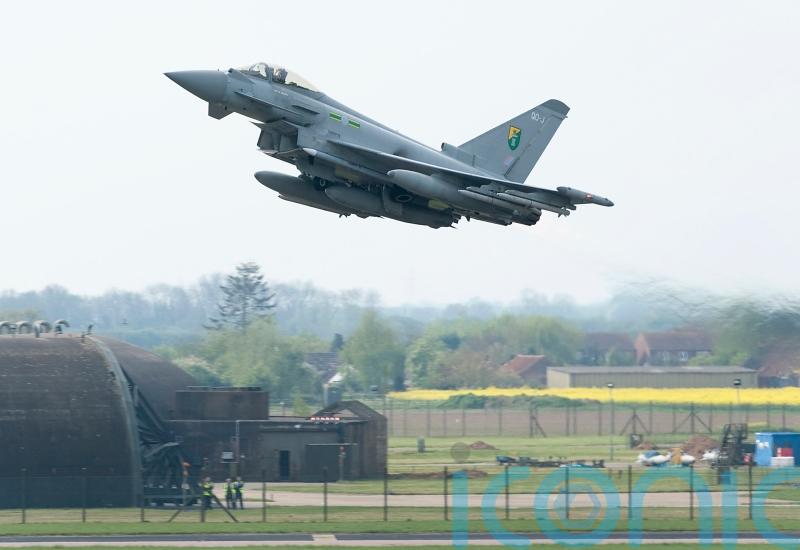 RAF scrambles Typhoon jets to respond to approaching Russian bombers