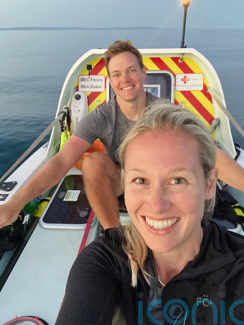 Married doctors complete Atlantic rowing challenge