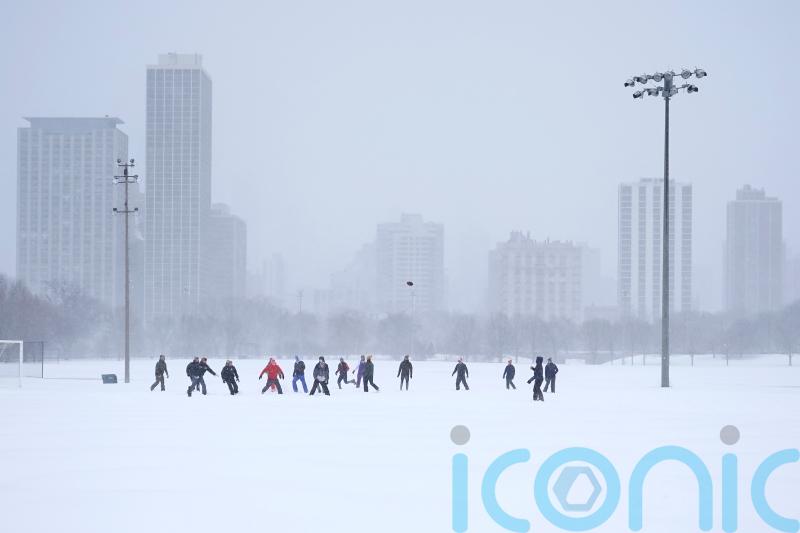 Winter storm moves across US