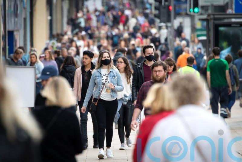 Footfall on high streets rising for first time since pandemic hit &ndash; figures