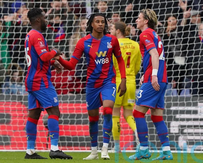 First-half goals enough to ease Palace past Hartlepool