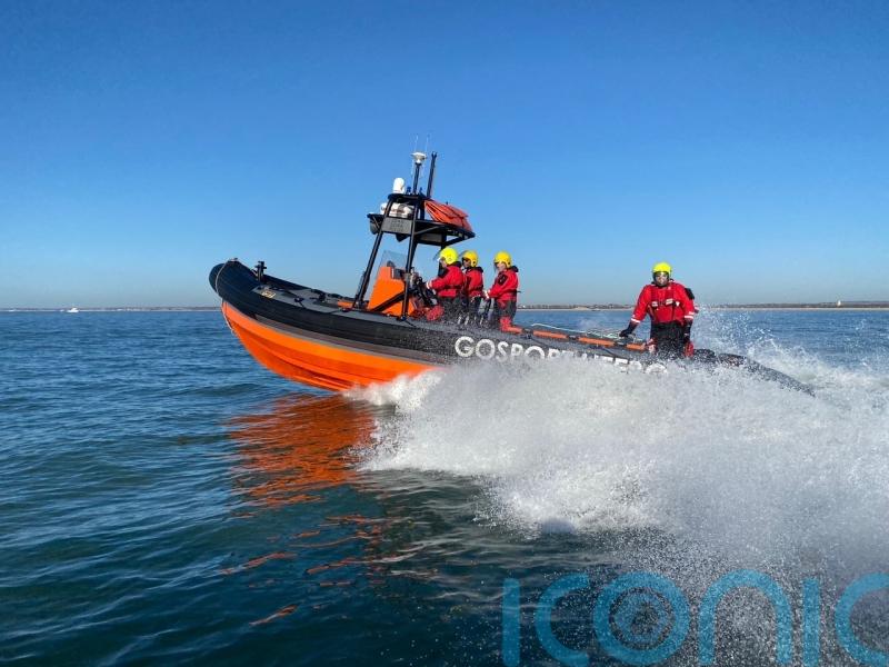 Man rescued from water after dog barks alerted owner to danger