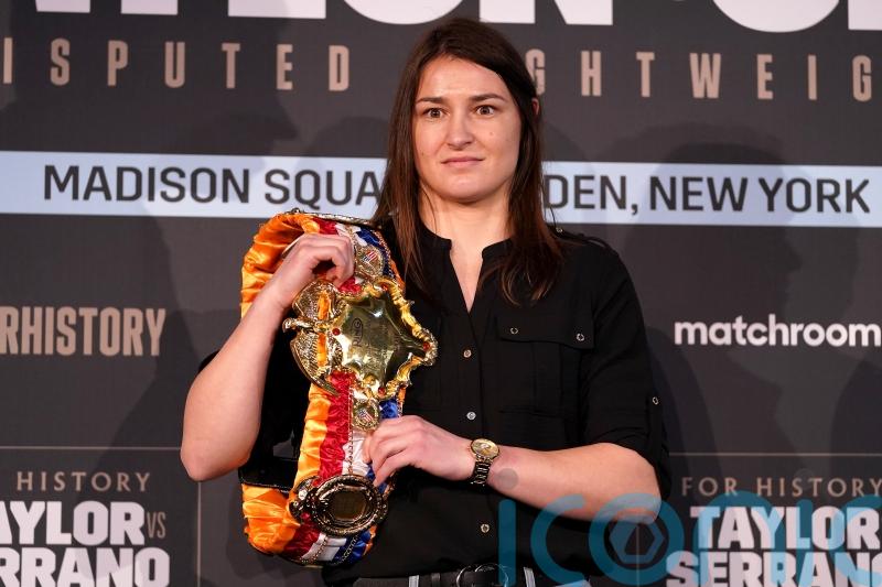 Katie Taylor sidesteps opponent Amanda Serrano’s call for 12 three-minute rounds
