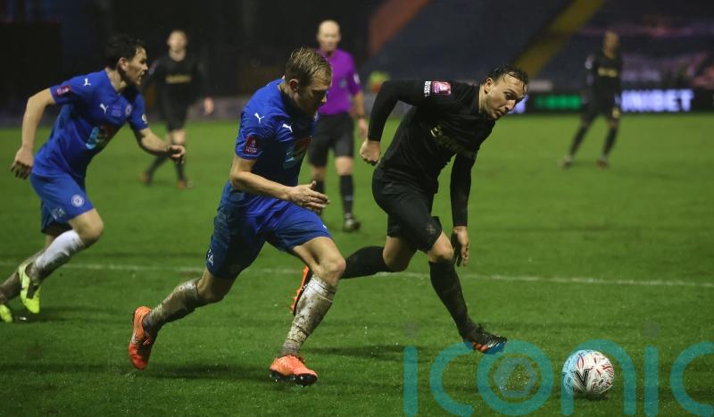 Stockport come from two goals down to rescue a point against 10-man Chesterfield
