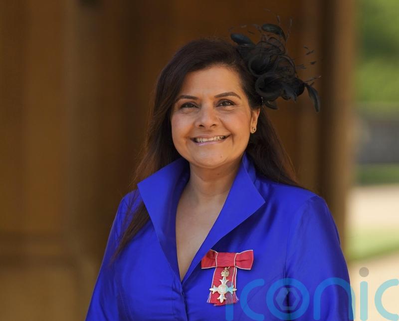 EastEnders’ Nina Wadia reflects on early life in India as she collects OBE