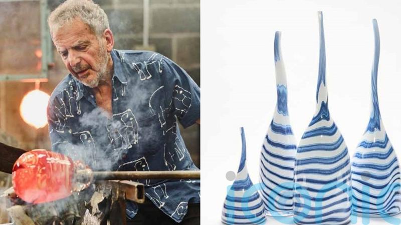 Octogenerian glassblower is one of Europe’s leading practitioners 46 years after opening London gallery despite once vowing never to touch another glass