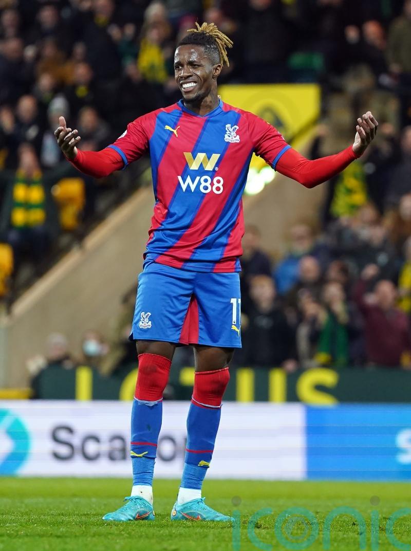 Wilfried Zaha will not hesitate to be put on the spot again