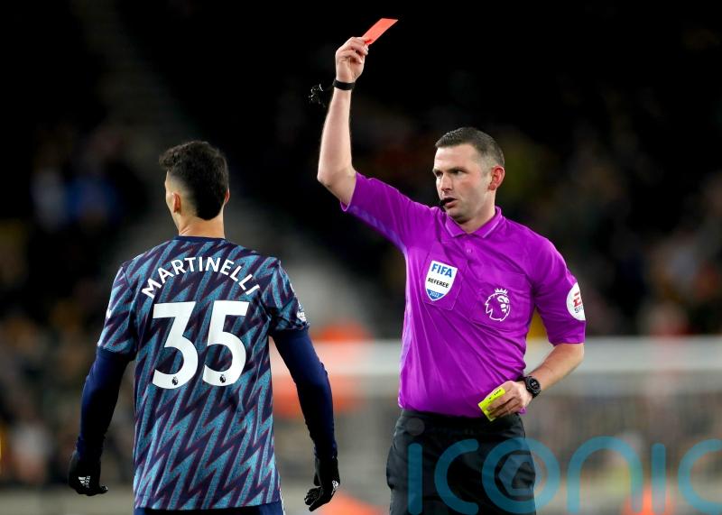 I want explanations – Mikel Arteta fumes at Gabriel Martinelli red card