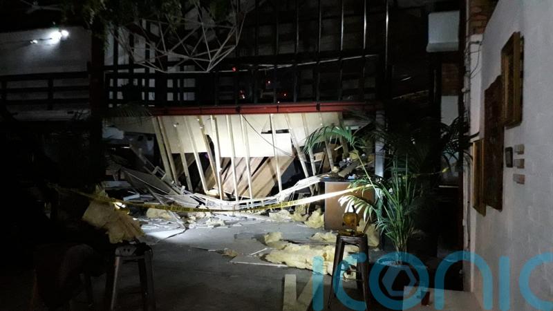 Seven people rescued after mezzanine floor collapses in London bar
