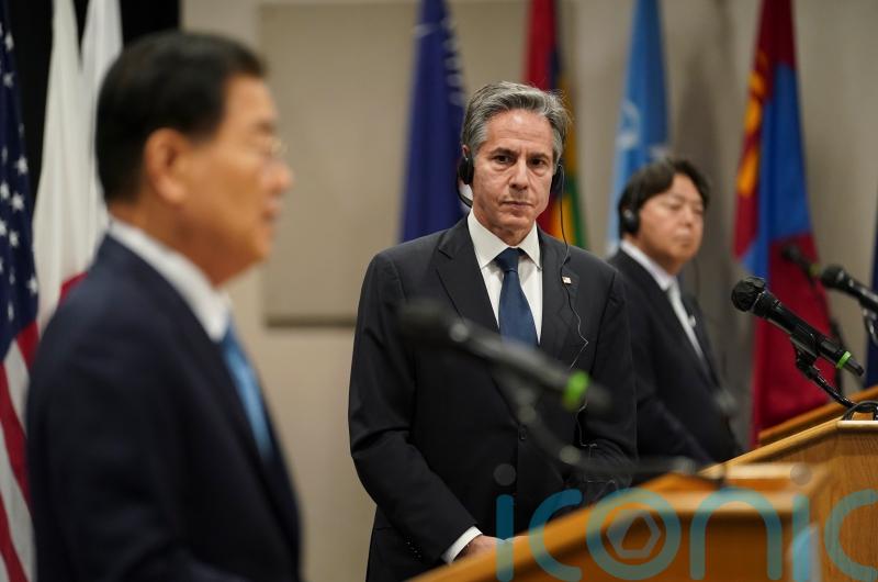 US, Japan and South Korea meet to discuss North Korea