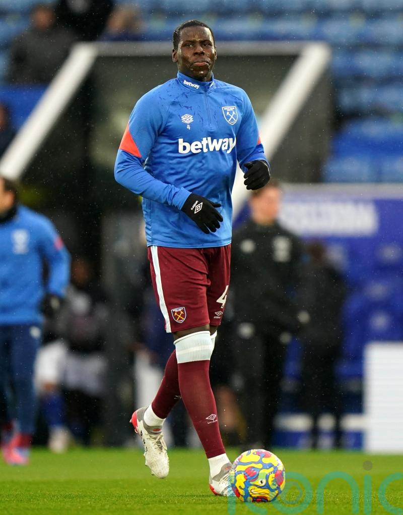 Kurt Zouma starts for West Ham against Leicester