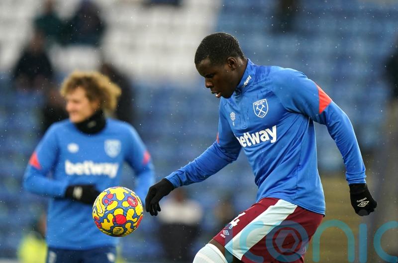 Kurt Zouma drops out of West Ham line-up at Leicester after feeling unwell