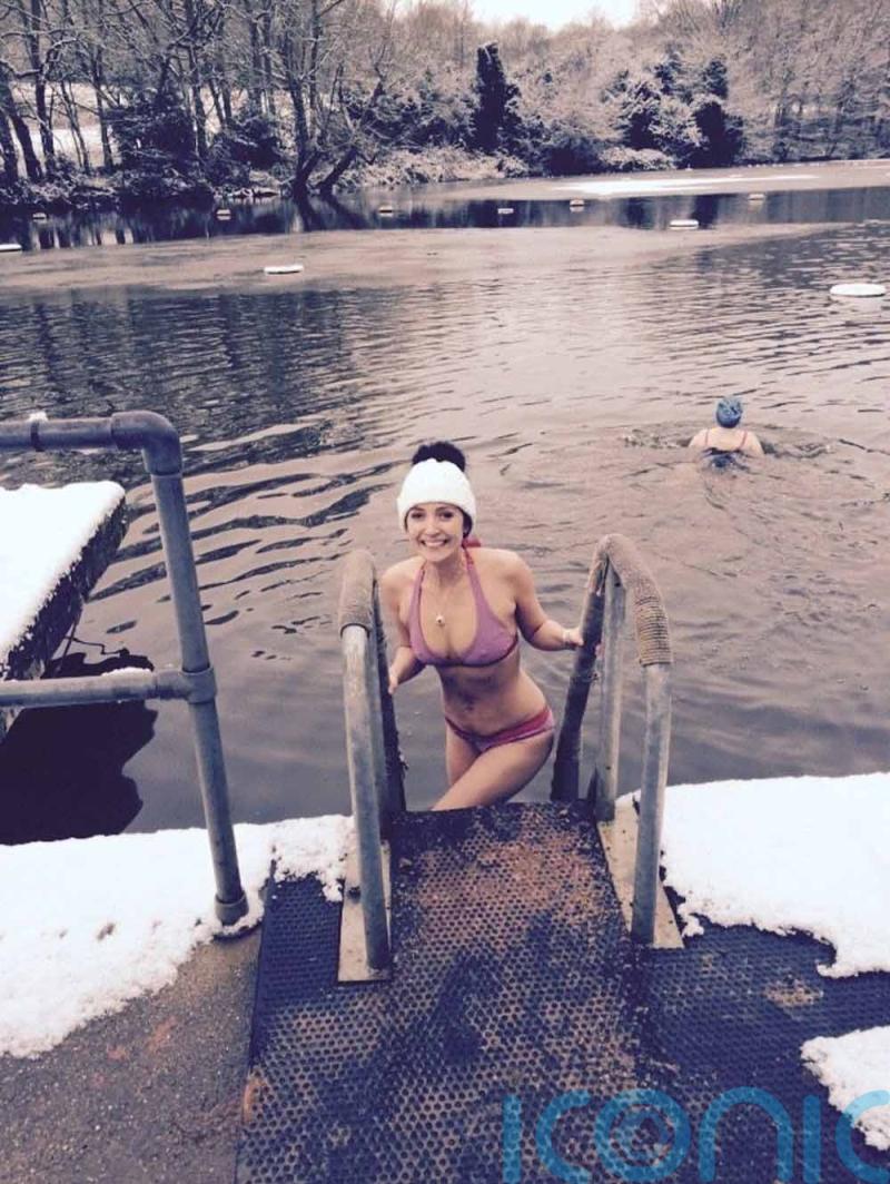 Swimming in freezing water saves adrenaline junkie from constant pain and inspires her to write a novel