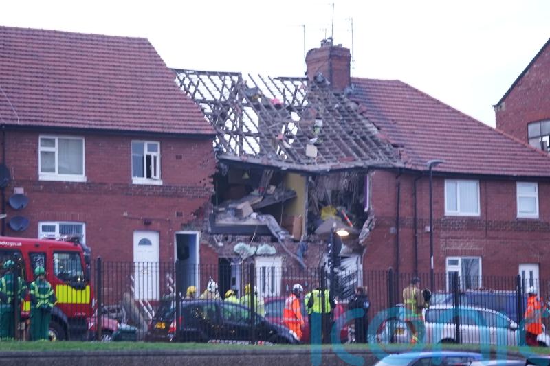 Two taken to hospital after suspected gas explosion at house