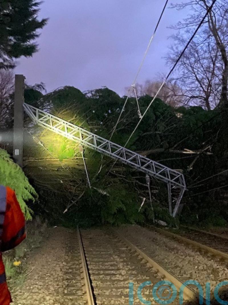 Train lines to remain shut for safety checks after Storm Dudley