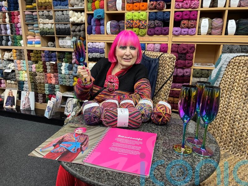 Dame Zandra Rhodes visits Aberdeen to celebrate her 50 years in fashion