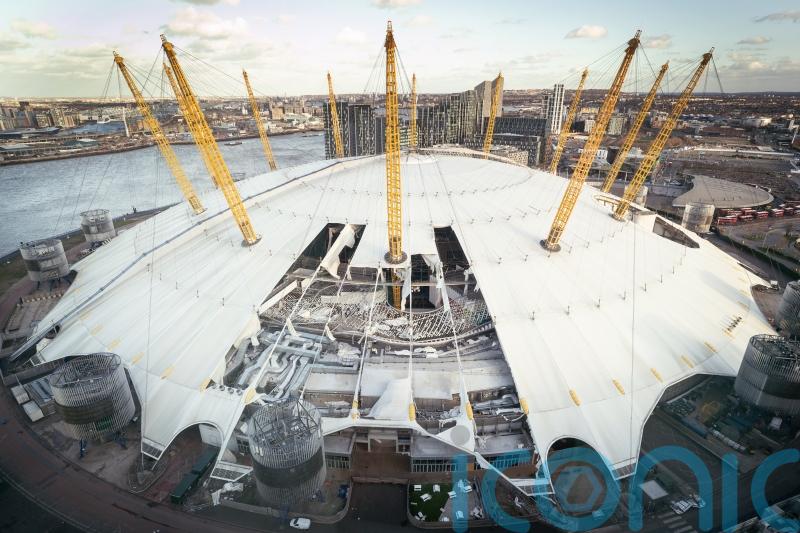 O2 arena closed for at least the weekend after Storm Eunice shreds roof