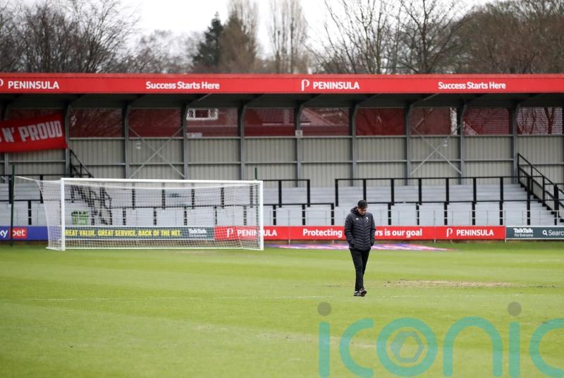 Salford’s clash with Crawley called off due to waterlogged pitch