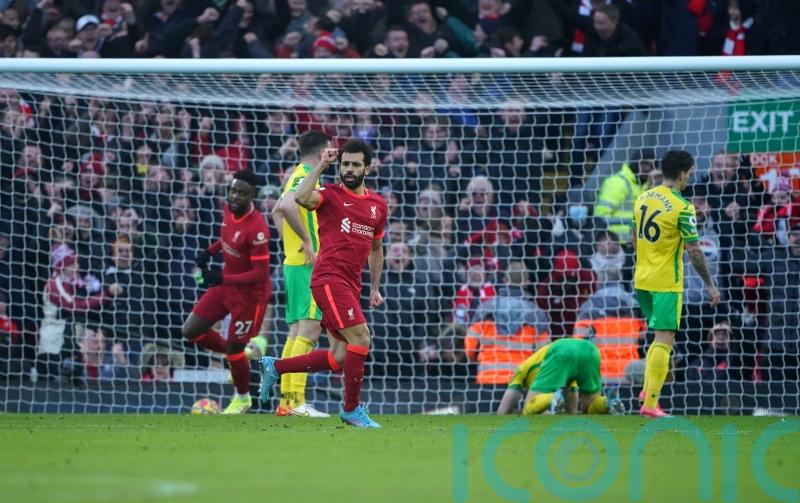 Mohamed Salah scores 150th Liverpool goal as Reds hit back to beat Norwich