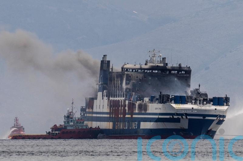 Body found and and survivor rescued as ferry continues to burn off Corfu