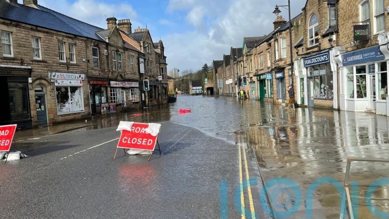 Streets of Matlock ‘a river’ after Storm Franklin flooding