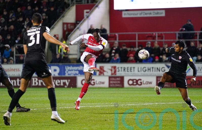 Freddie Ladapo double fires leaders Rotherham past Morecambe