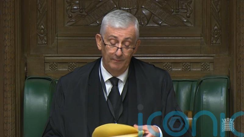 Speaker urges Chief Whip to deal with shouting and barracking from Tory MPs