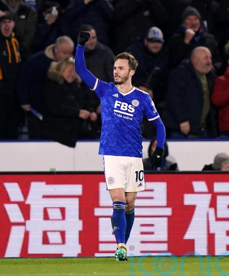 James Maddison nets twice at Randers as Leicester ease into last 16