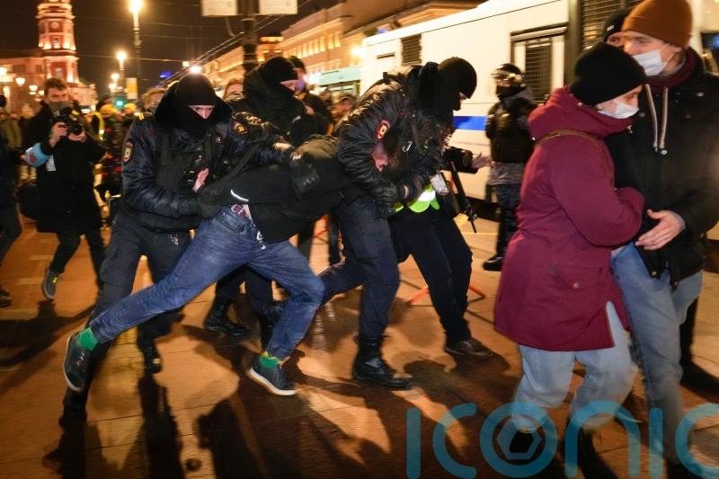 Hundreds arrested as shocked Russians protest over Ukraine attack