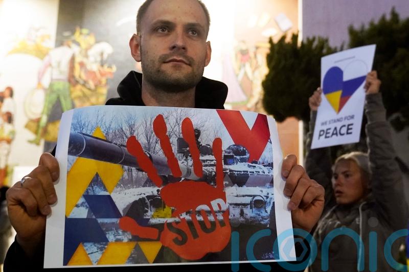 Nato allies to prepare next steps after ‘horrific’ rocket strikes in Kyiv