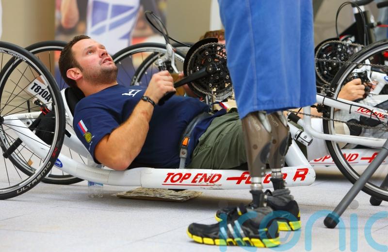 Paralympic skier Steve Arnold admits he had no ambitions to be an elite athlete
