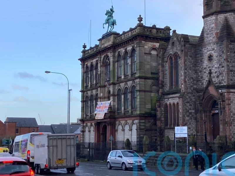 Suspected human skull fragment discovered at Belfast Orange Hall