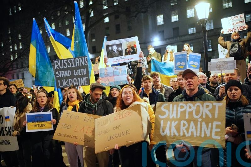 UK and US impose sanctions on Putin as the noose tightens around Kyiv