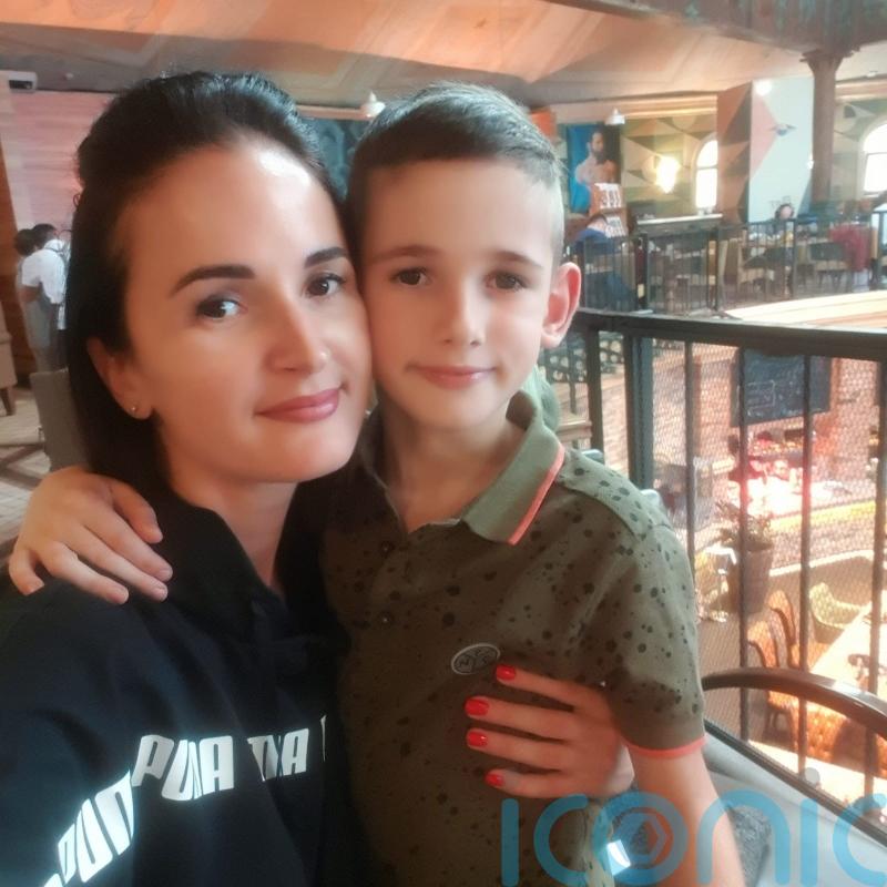 Ukrainian tells of hard journey to border after waking to sound ‘like bombing’