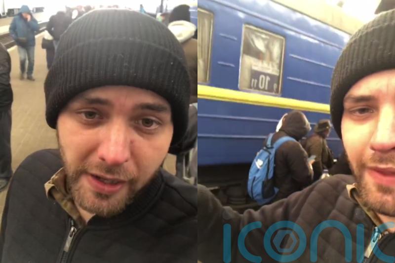British father makes it to wife and son after two-day journey to Ukraine