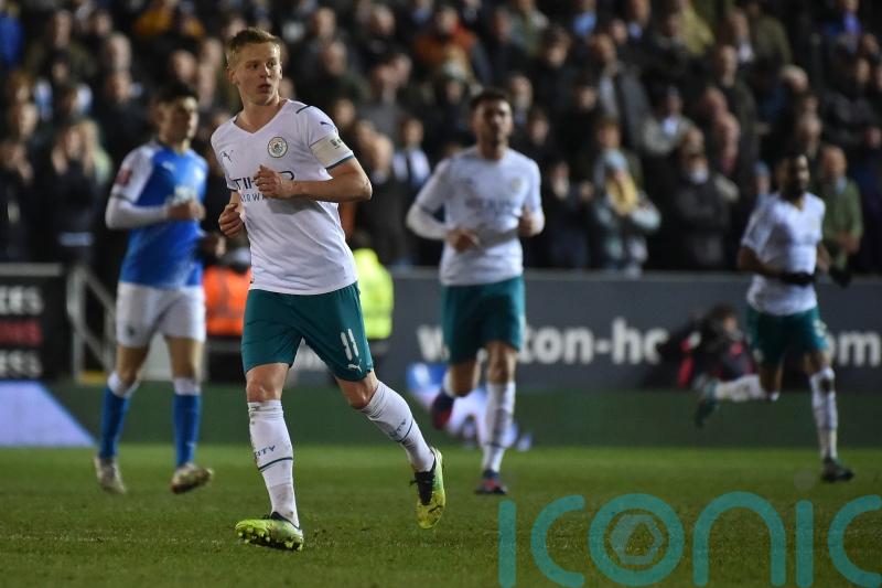 Ukraine’s Oleksandr Zinchenko captains Man City to FA Cup win at Peterborough
