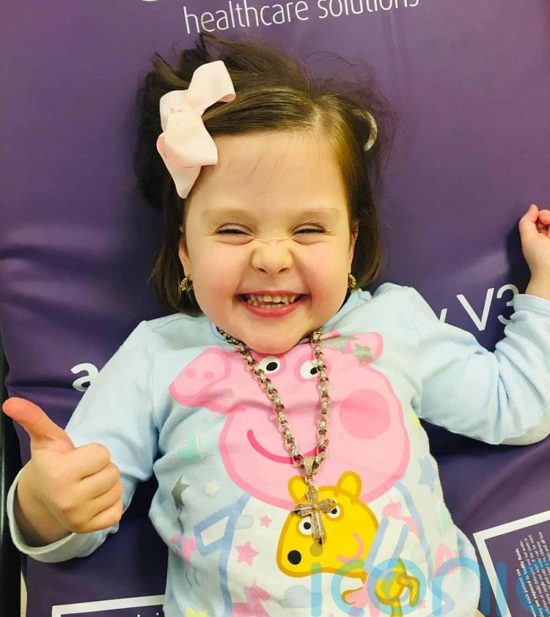 VIDEO: NHS worker fundraises for three-year-old girl who is paralysed from waist down to have life changing treatment for spina bifida so she can walk