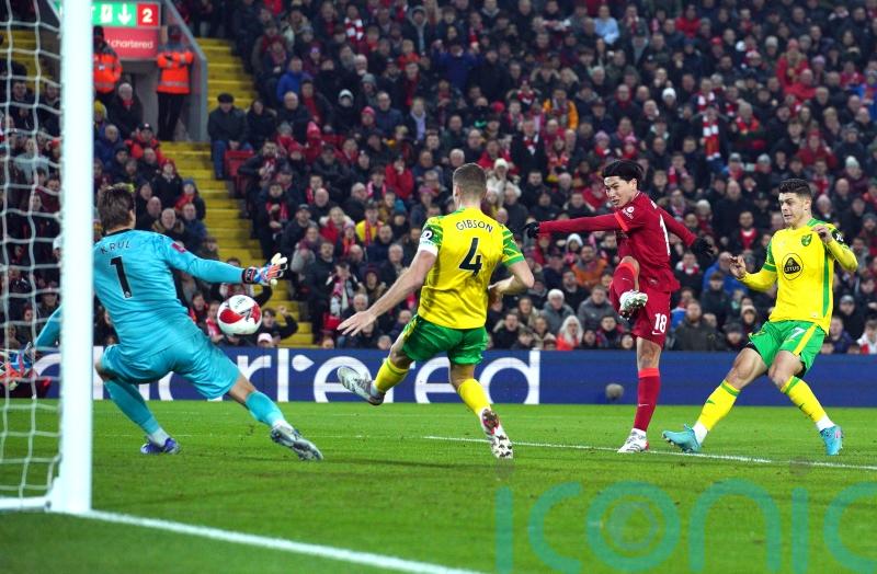 Cup specialist Takumi Minamino stars again as Liverpool beat Norwich
