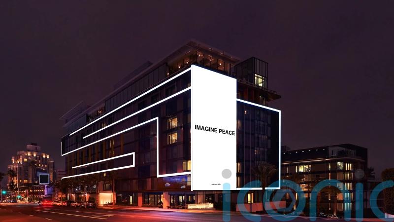 Yoko Ono launches ‘Imagine Peace’ artwork around the world