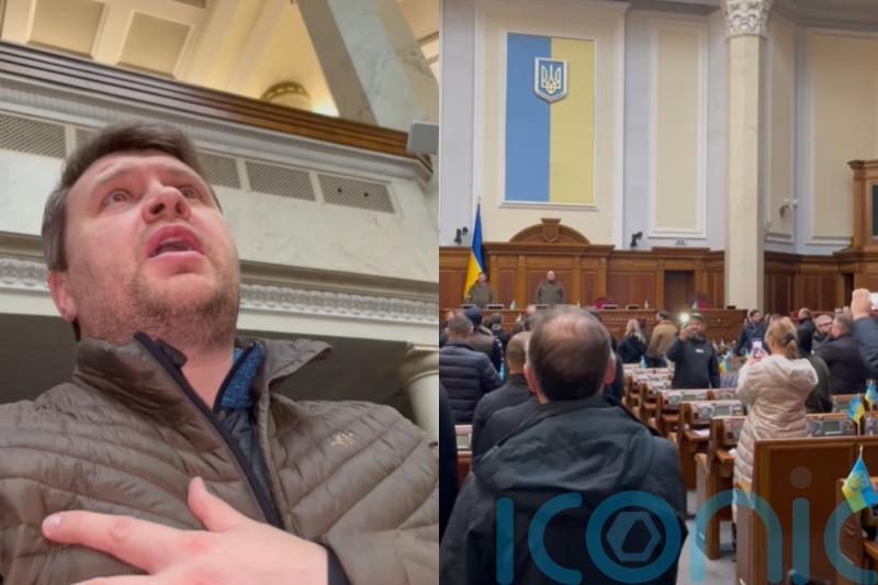 We are here: Singing in parliament ‘sends message to world’, says Ukrainian MP