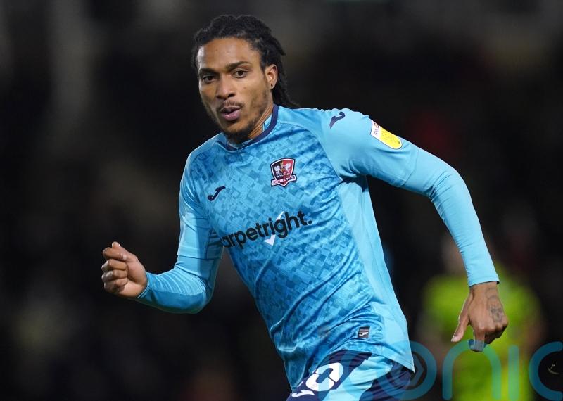 Exeter’s Jevani Brown faces late fitness test ahead of Swindon clash