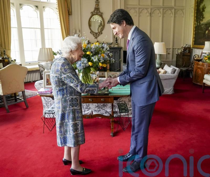 Queen welcomes Canadian PM at first in-person audience since catching Covid